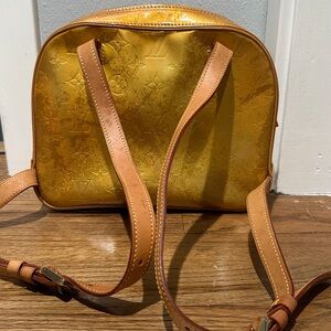 Louis Vuitton Vernis backpack- Gold, Monogram